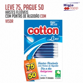 080121 - Hastes flex c/visor l75/p50 cotton